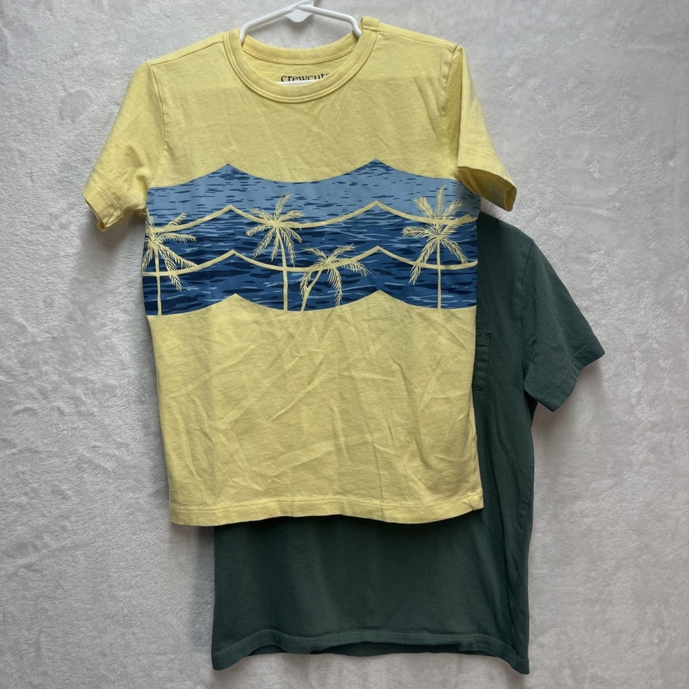 Crewcuts Shirts Boys Small 6-7 Graphic Pocket Tee
